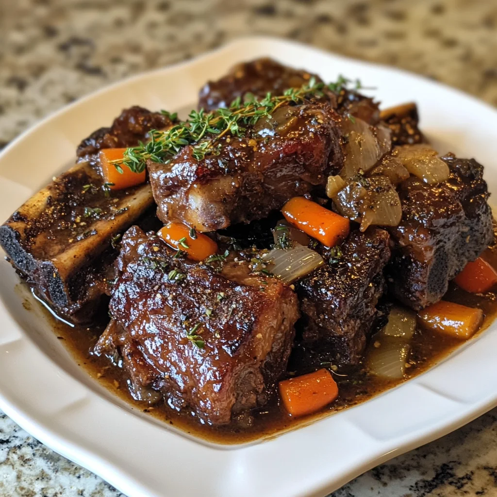 Red Wine Braised Short Ribs