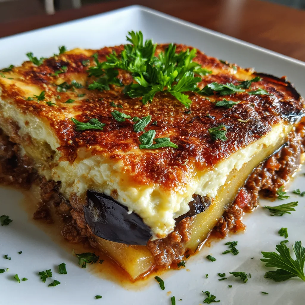 Outrageously Delicious Greek Moussaka
