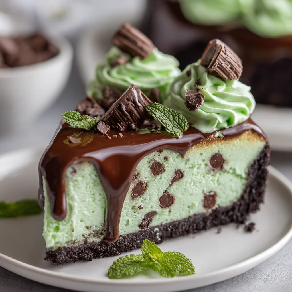 Mint Chocolate Cheesecake – Lush, Refreshing & Ultra-Decadent!