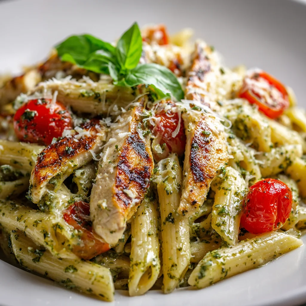 Creamy Chicken Pesto Pasta – Luscious, Herby & Dinner in 20–30 Minutes!