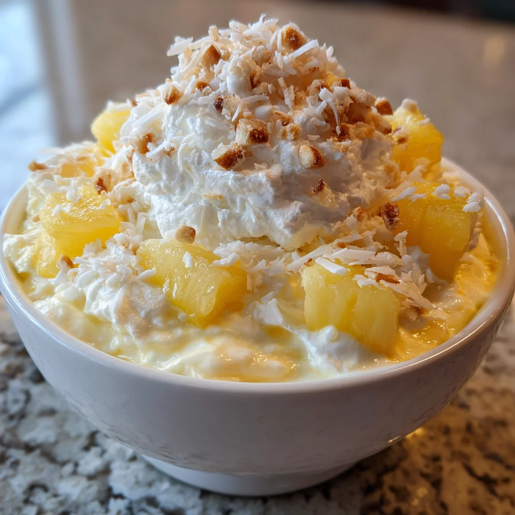 Pina Colada Fluff | Tropical, Light & Irresistibly Creamy!