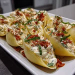 Creamy Sun-Dried Tomato and Ricotta Stuffed Shells