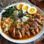 Fiery Chicken Ramen with Creamy Garlic Sauce – Slurp-Worthy Spice!