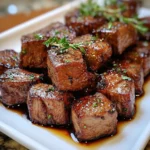Maple Balsamic Glazed Steak Bites – Juicy, Sweet & Savory Perfection!
