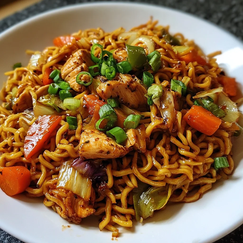 Chicken Chowmein Masala | Spicy, Savory & Full of Desi-Chinese Flavor!