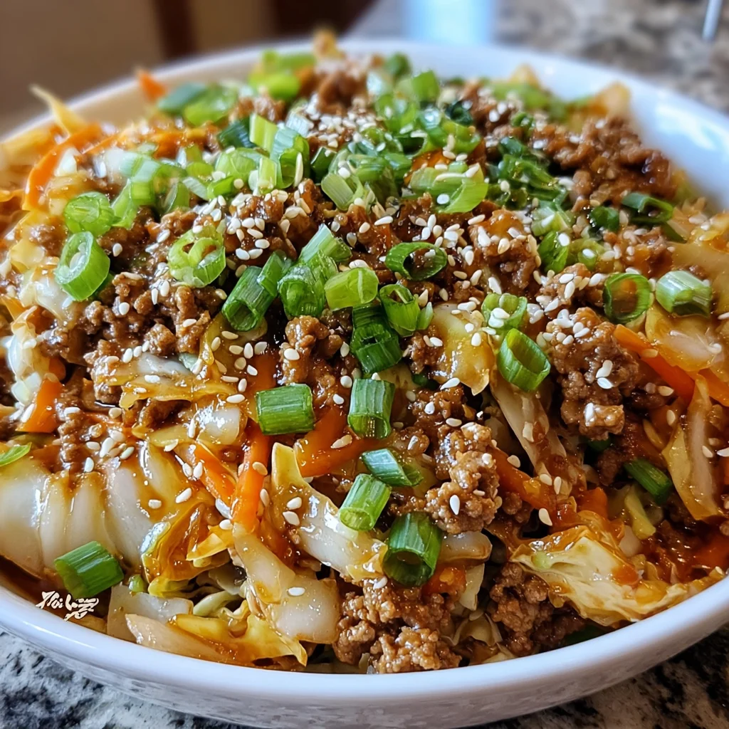 Egg Roll in a Bowl | Easy, Flavor-Packed & Low-Carb Favorite!