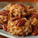 No-Bake Coconut Pecan Praline Cookies | Buttery, Nutty & Sweet Southern Bliss!