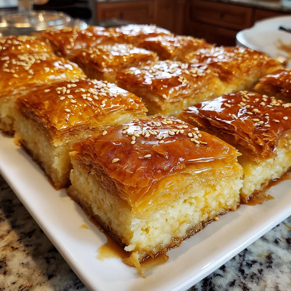 Golden Greek Honey Pie – A Sweet Slice of Mediterranean Bliss!