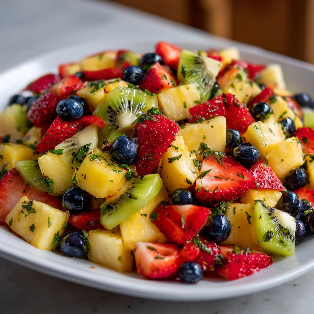 Tropical Pineapple Kiwi Salad – Refreshingly Sweet & Zesty