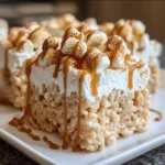 Salted Caramel Rice Krispie Treats | Gooey, Crunchy & Perfectly Sweet‑Salty!