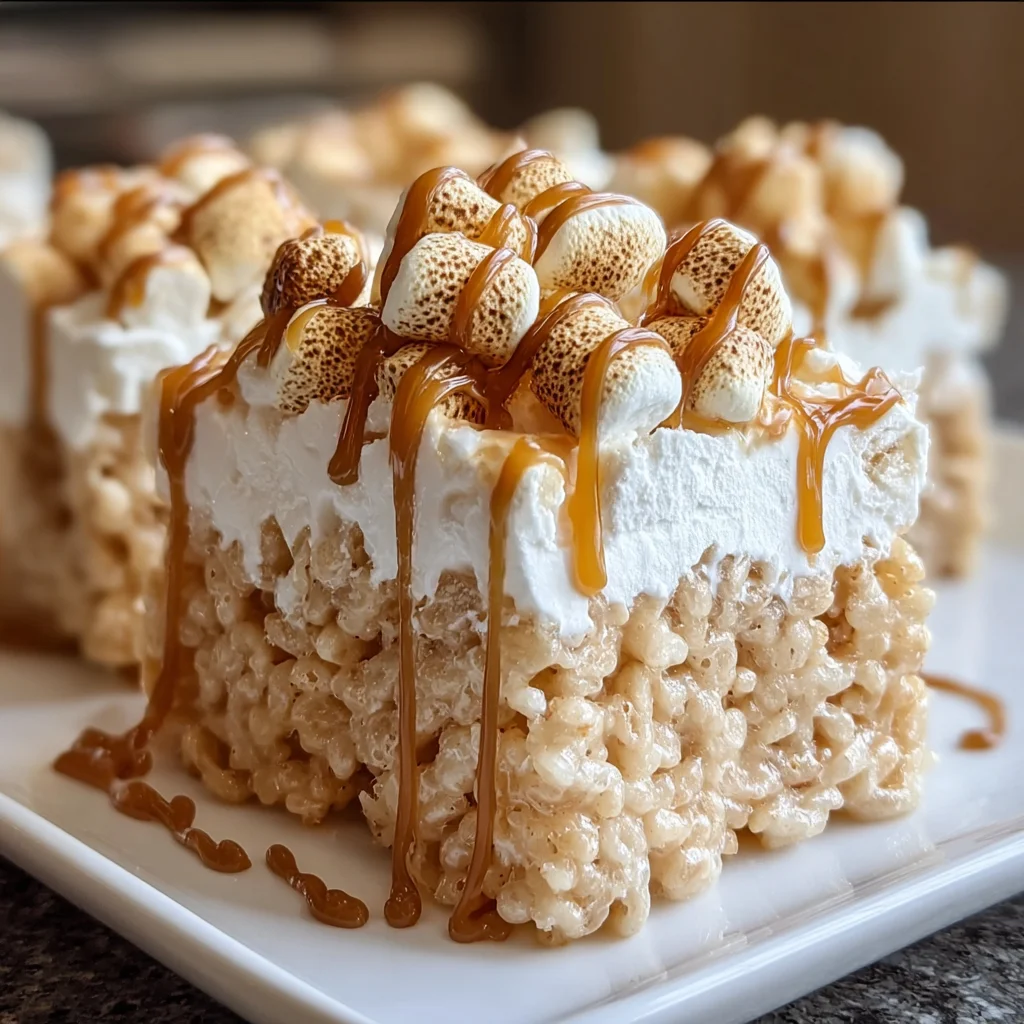 Salted Caramel Rice Krispie Treats | Gooey, Crunchy & Perfectly Sweet‑Salty!