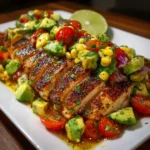Fiesta Lime Chicken Recipe with Avocado