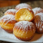 Bomboloni alla Crema | Italian Cream-Filled Donuts That Melt in Your Mouth!