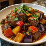 Spicy Beef Eggplant Stew – Hearty, Bold & Full of Flavor!