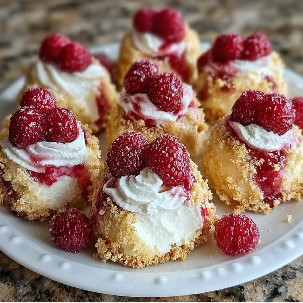 Strawberry Cheesecake Crunch Bites – Bite-Sized Bliss!