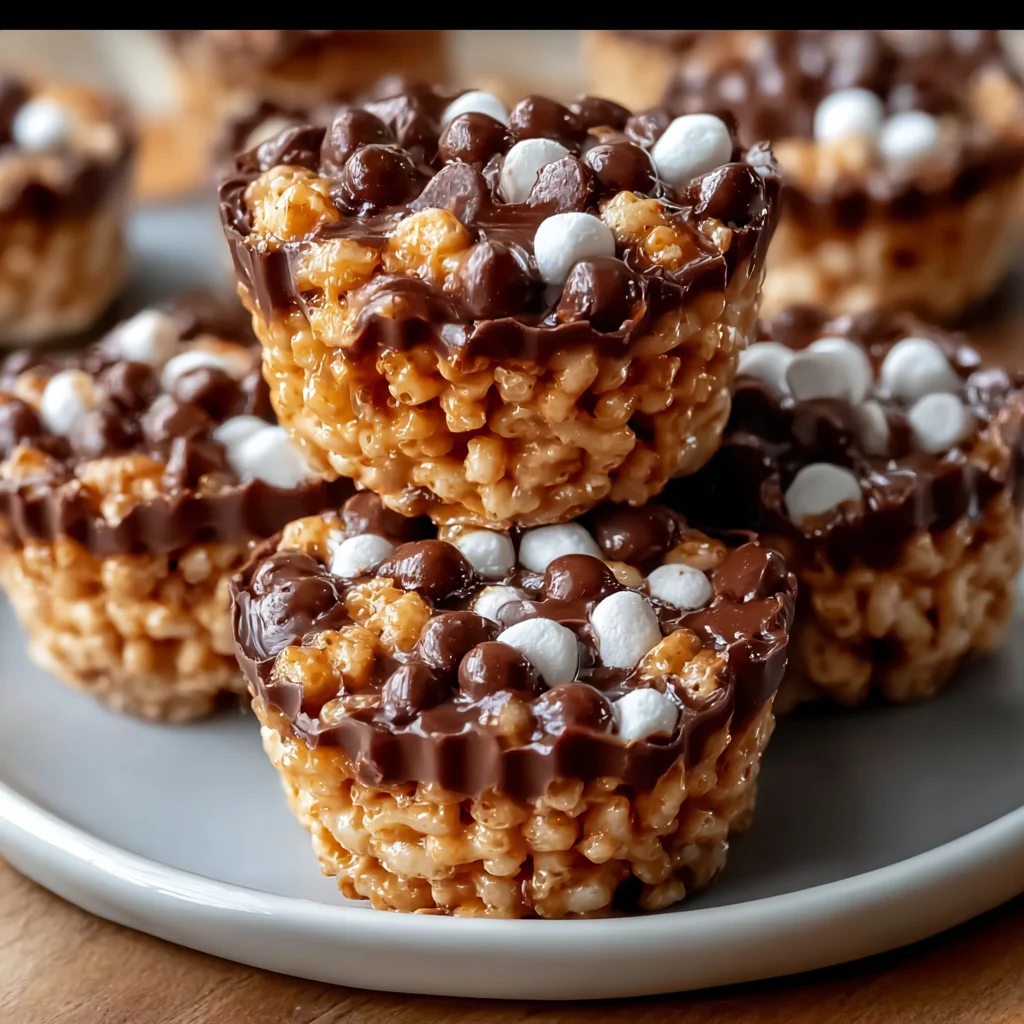 Chocolate Peanut Butter Rice Krispie Cups | No-Bake, Crunchy & Irresistibly Sweet!
