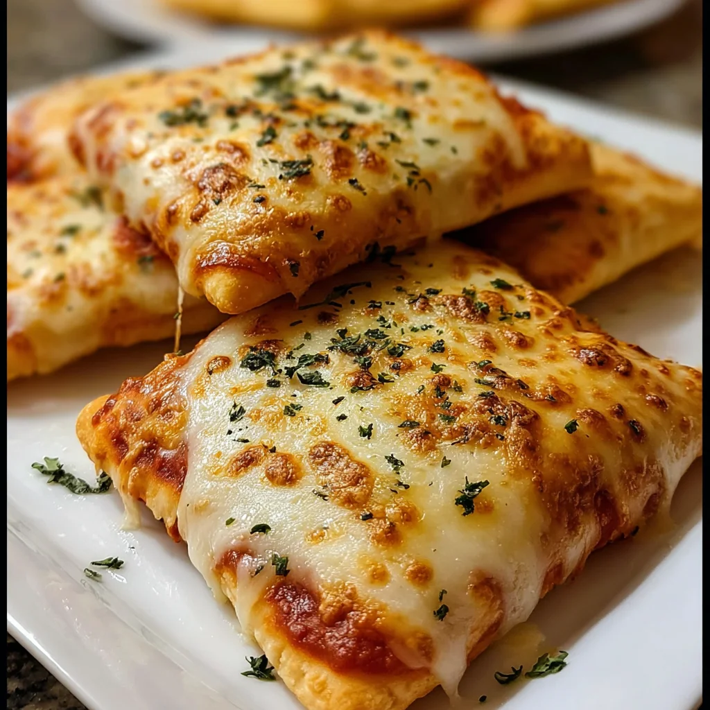 Homemade Easy Cheesy Pizza Pockets