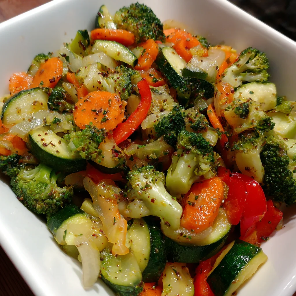 Healthy Vegetable Medley | Colorful, Nutritious & Bursting with Flavor!