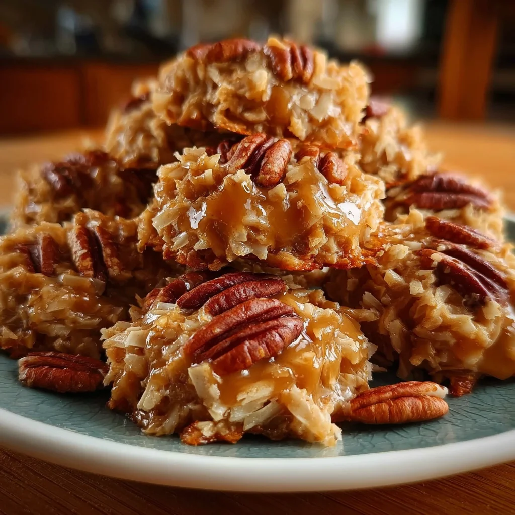 No-Bake Coconut Pecan Praline Cookies | Buttery, Nutty & Sweet Southern Bliss!