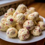 White Chocolate Raspberry Cheesecake Balls | Creamy, Fruity & Bite-Sized Bliss!