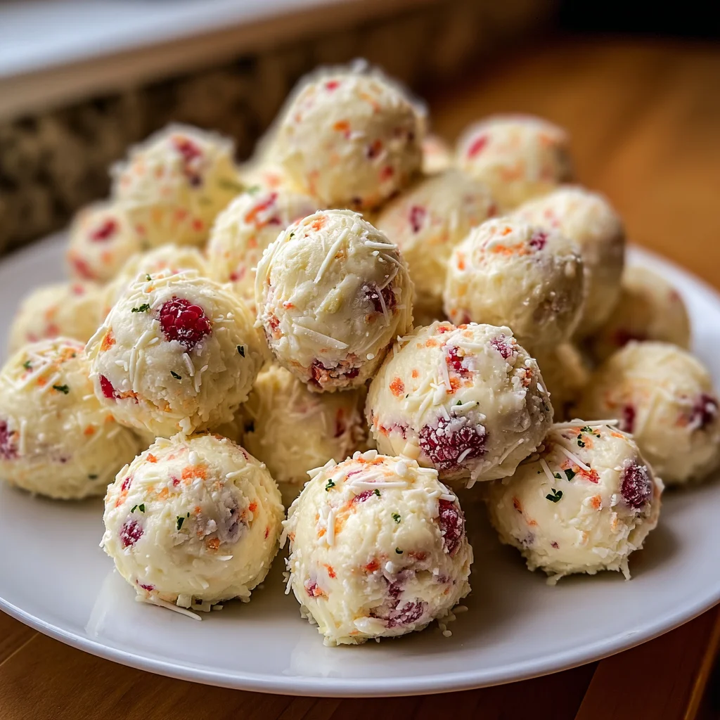 White Chocolate Raspberry Cheesecake Balls | Creamy, Fruity & Bite-Sized Bliss!