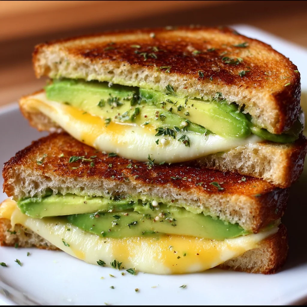 Creamy Avocado Grilled Cheese – Golden, Gooey & Loaded with Flavor!