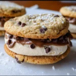 Coffee Cream-Filled Chocolate Chip Sandwich Cookies | Soft, Chewy & Caffeine-Kissed!