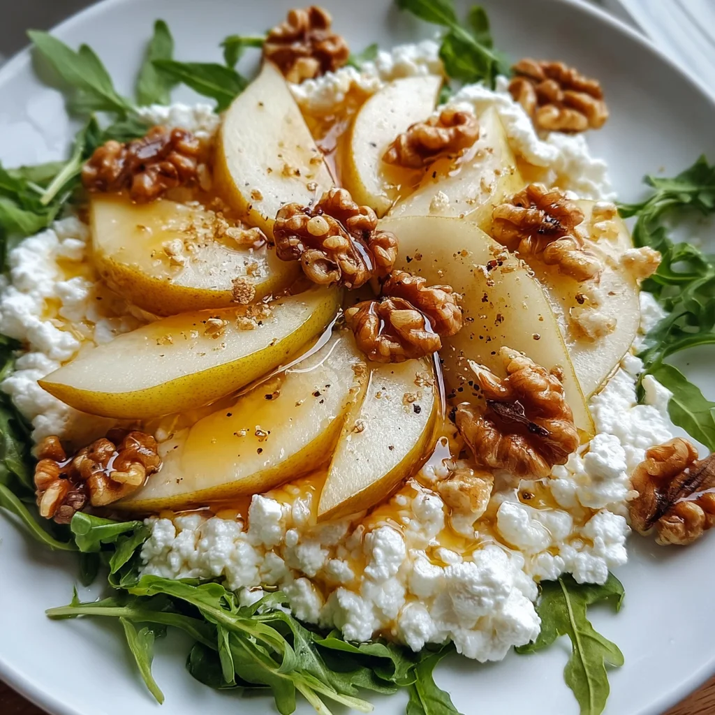 Cottage Cheese and Pear Salad – Creamy, Sweet & Refreshingly Simple!
