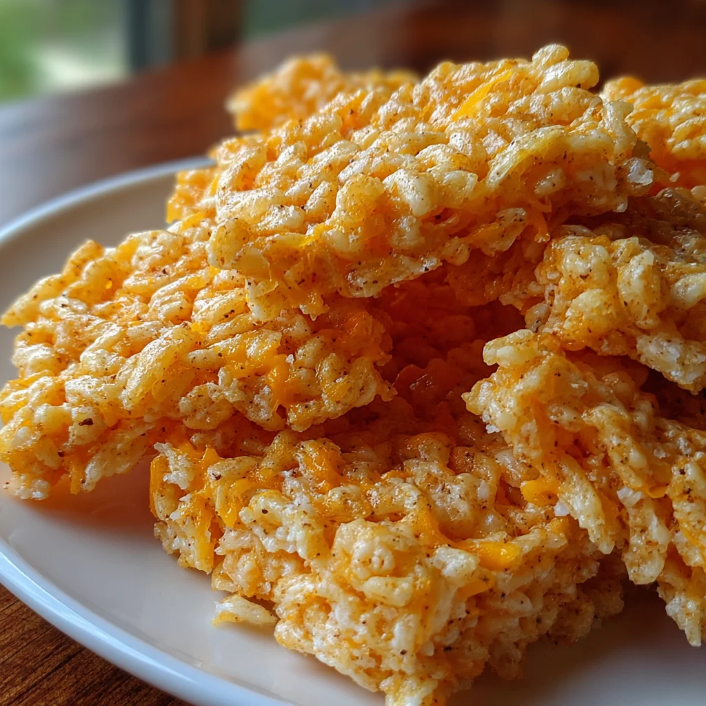 Rice Krispie Cheddar Crackers | Crispy, Cheesy & Totally Addictive!