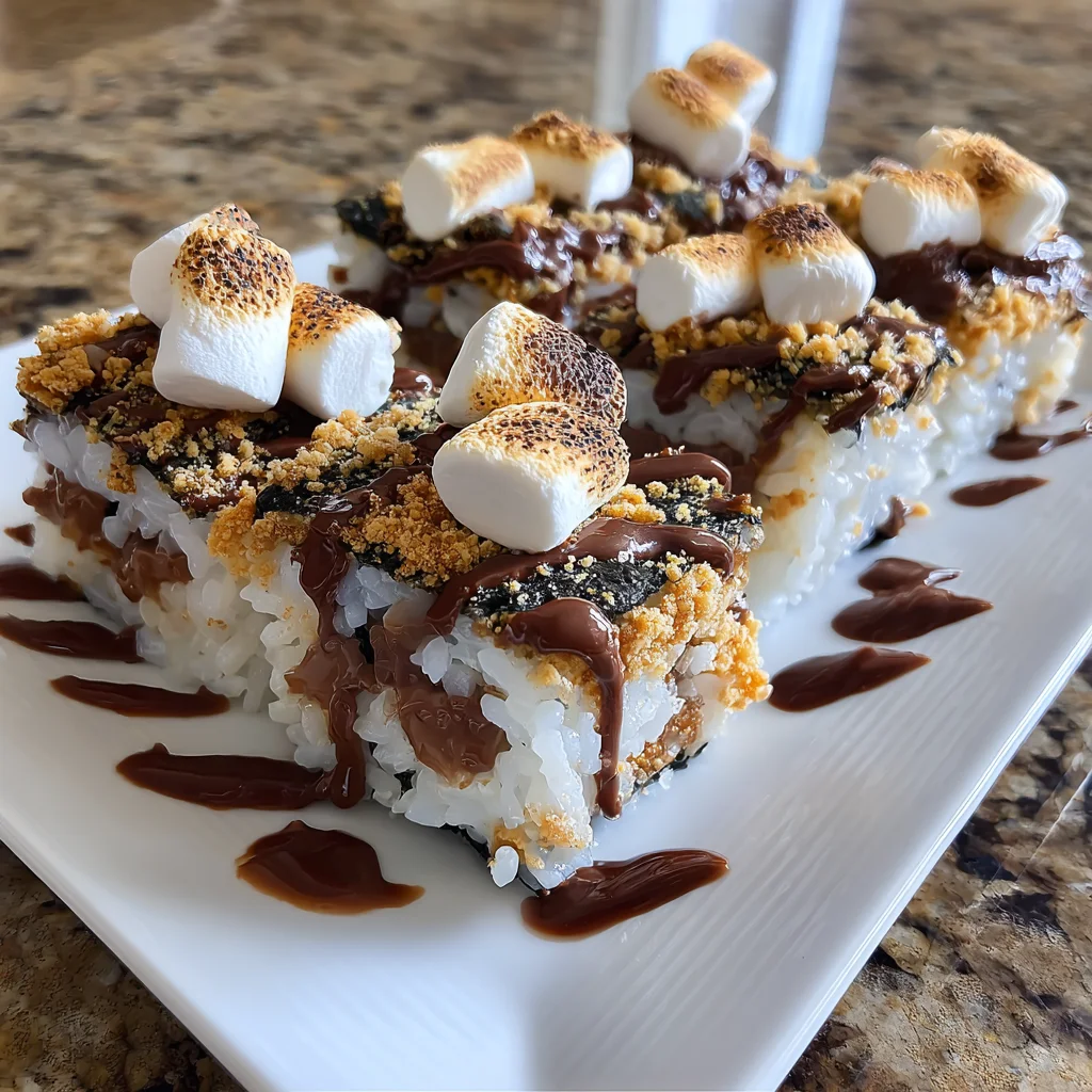 S’mores Sushi – The Ultimate No‑Bake Dessert Rolls!