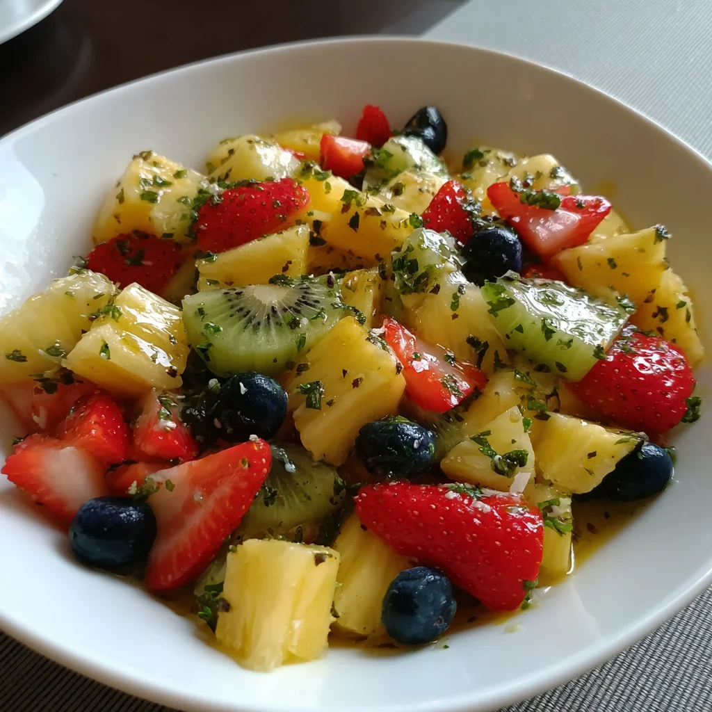 Tropical Pineapple Kiwi Salad – Refreshingly Sweet & Zesty
