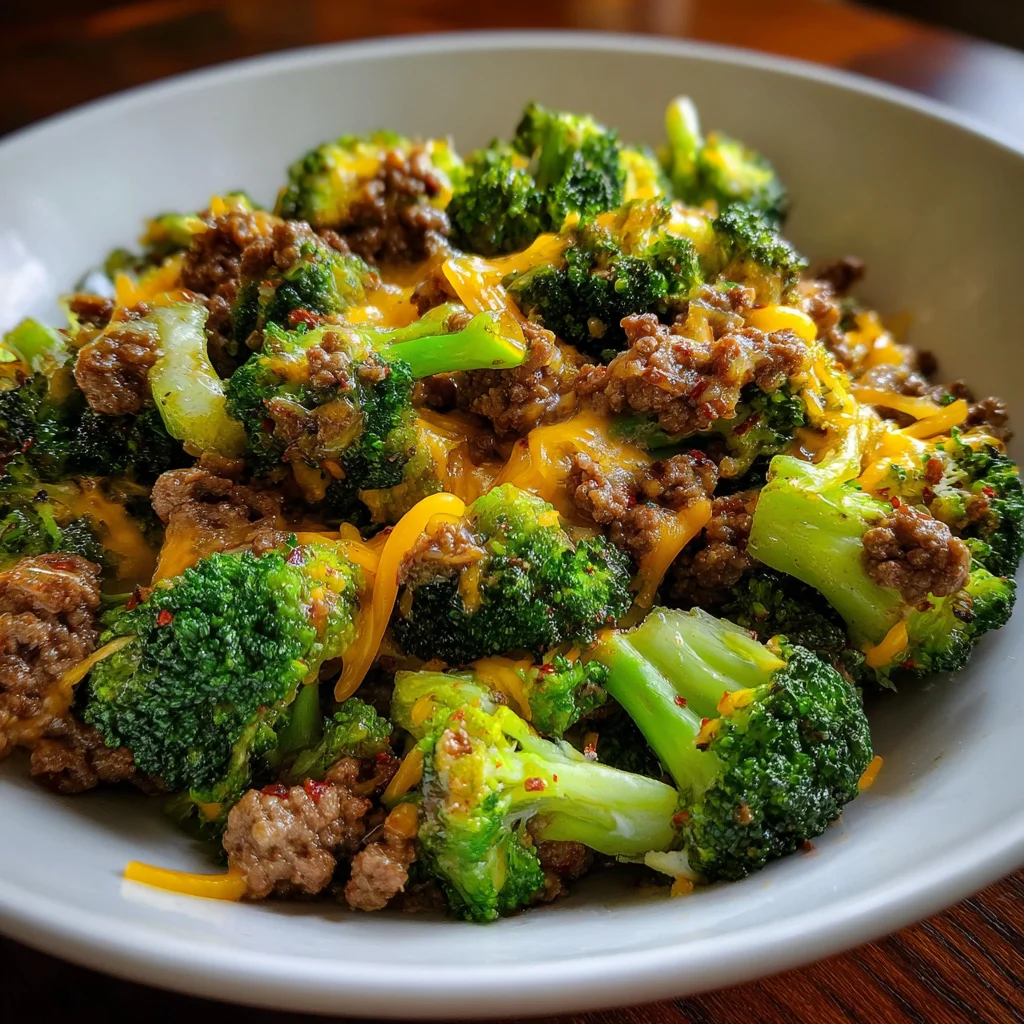 Keto Hamburger Broccoli Skillet – Comfort Meets Low-Carb!
