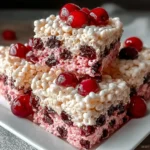 Cherry Rice Krispie Treats | Fruity, Fun & Perfectly Pink!