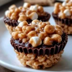 Chocolate Peanut Butter Rice Krispie Cups | No-Bake, Crunchy & Irresistibly Sweet!