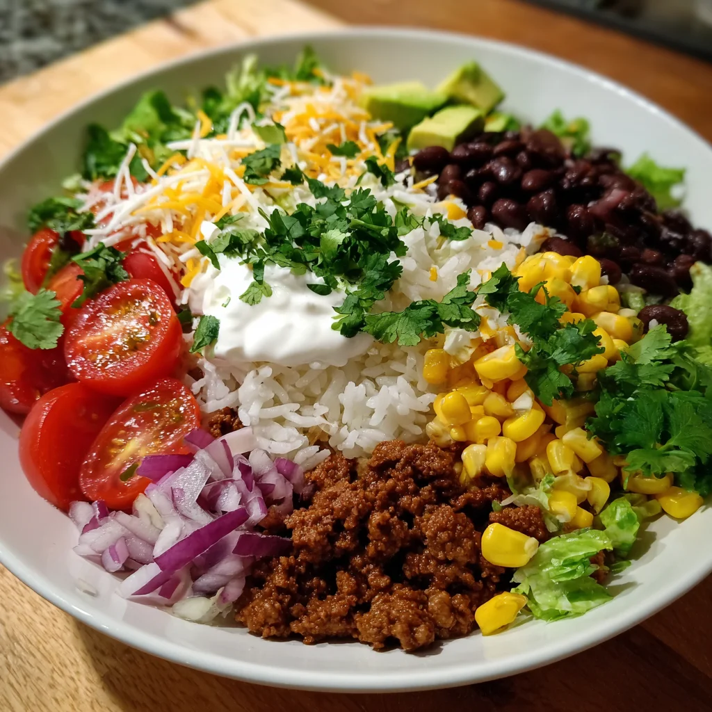 Ground Beef Burrito Bowls | Quick, Flavor-Packed & Totally Customizable!