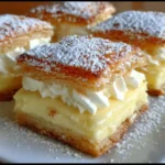 Vanilla Custard Cream Squares