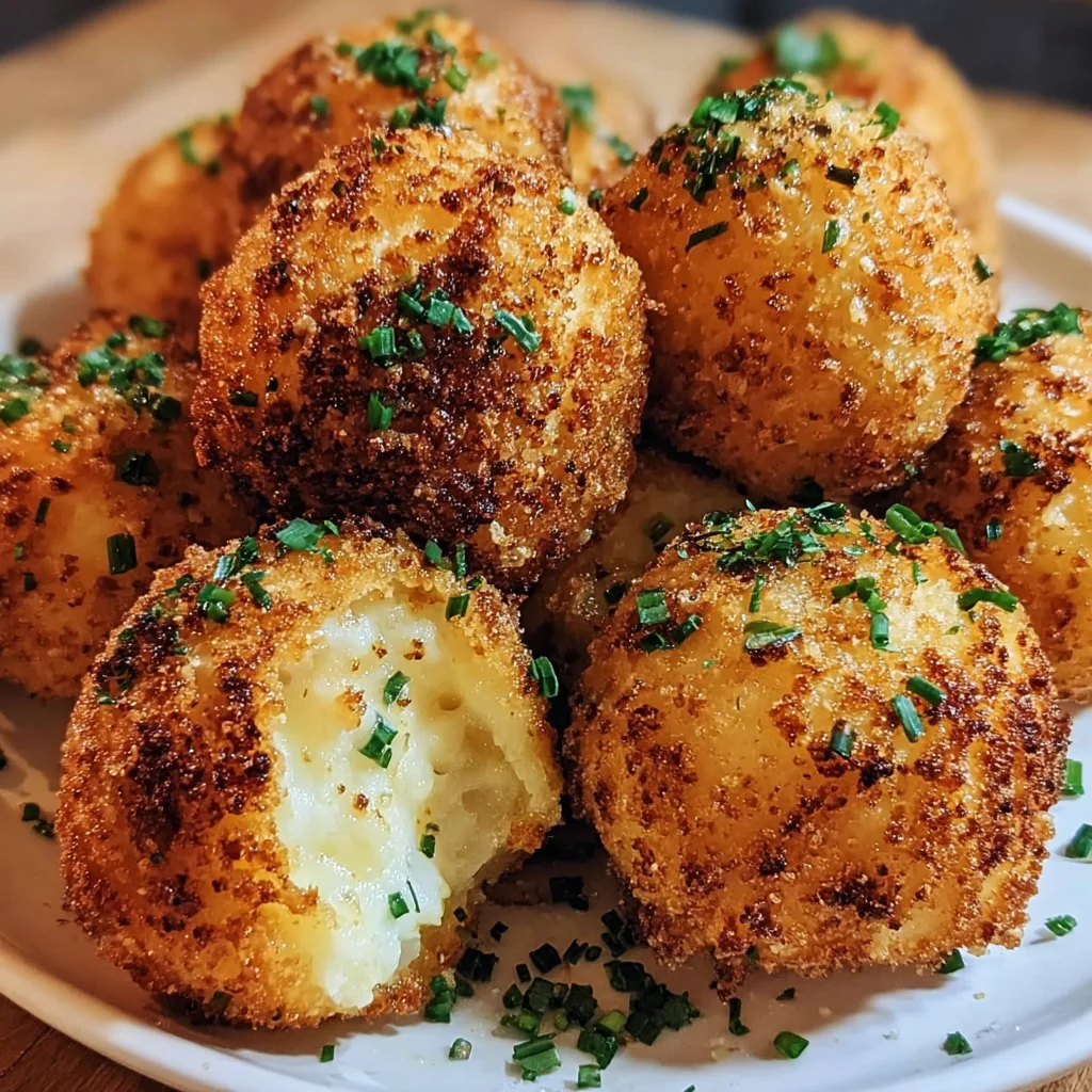 Air Fryer Cheesy Mashed Potato Balls – Crispy, Cheesy & Totally Irresistible!