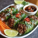 Thai Basil Beef Rolls | Fresh, Spicy & Bursting with Thai Flavor!