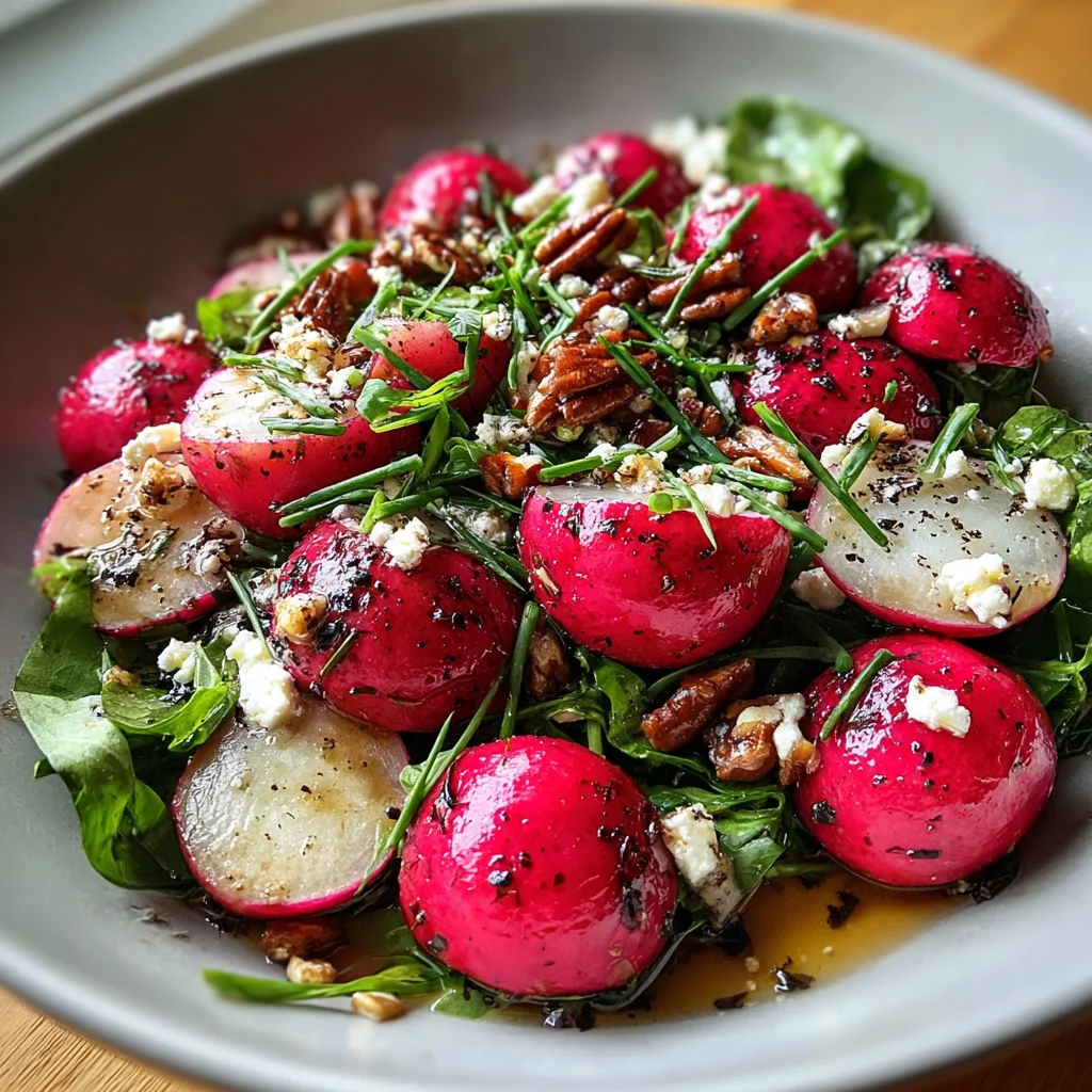 Roasted Radish Salad | Warm, Peppery & Perfectly Refreshing!