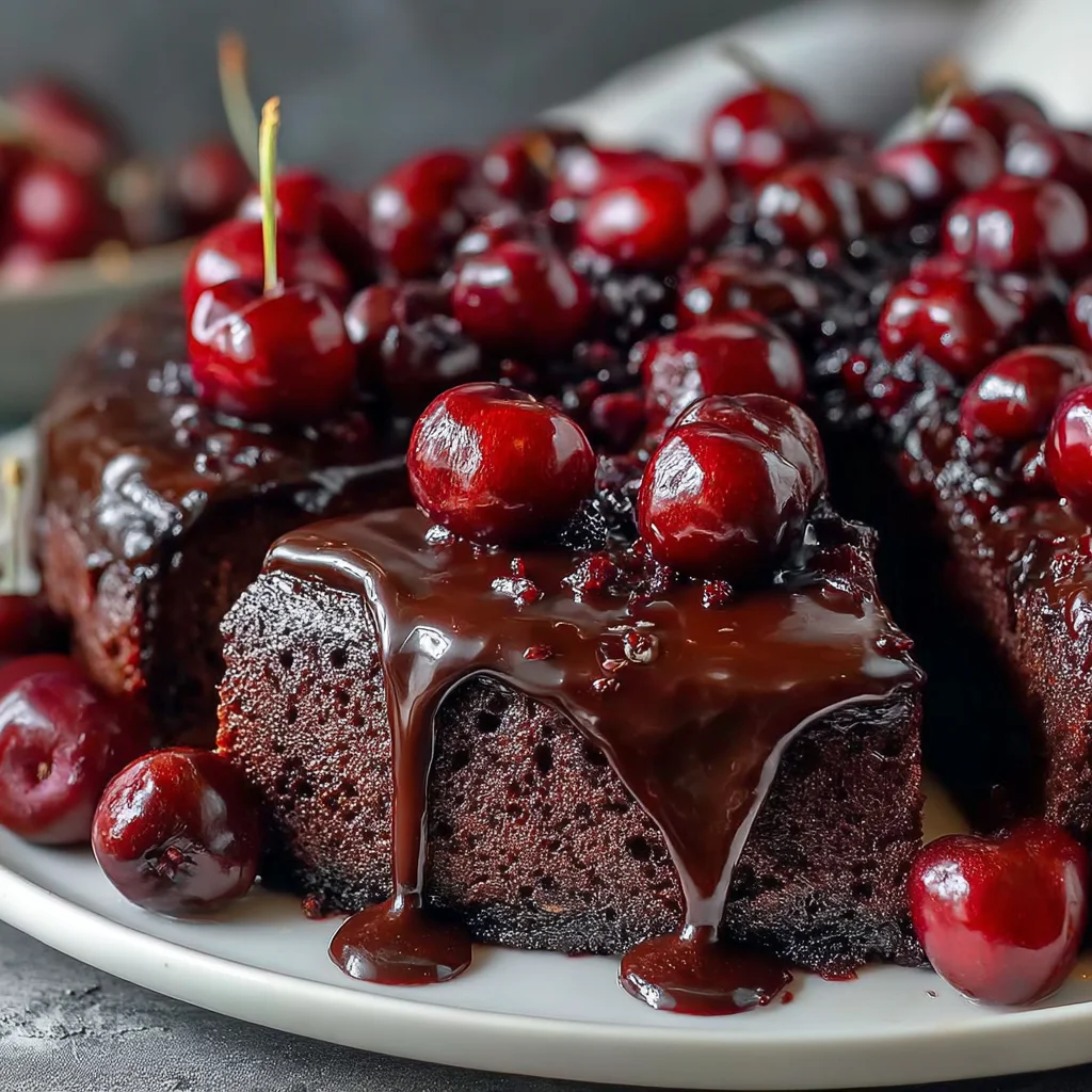 Cherry Chocolate Dream Cake | Moist, Luscious & Pure Dessert Bliss!