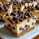 Chocolate Chip Cheesecake Bars – Decadently Layered & Ridiculously Good!