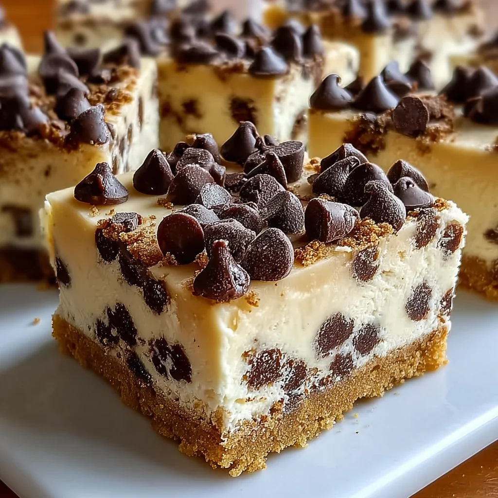 Chocolate Chip Cheesecake Bars – Decadently Layered & Ridiculously Good!