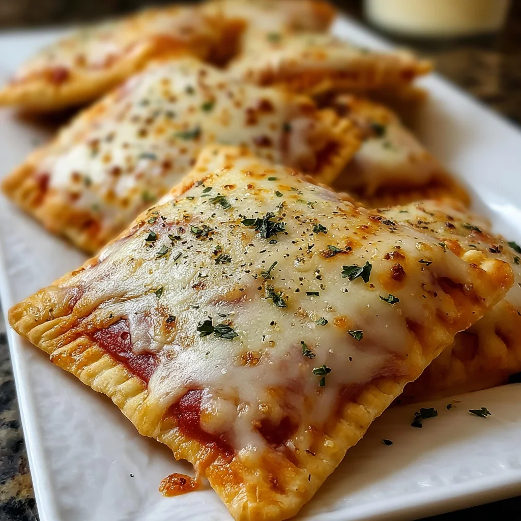 Homemade Easy Cheesy Pizza Pockets