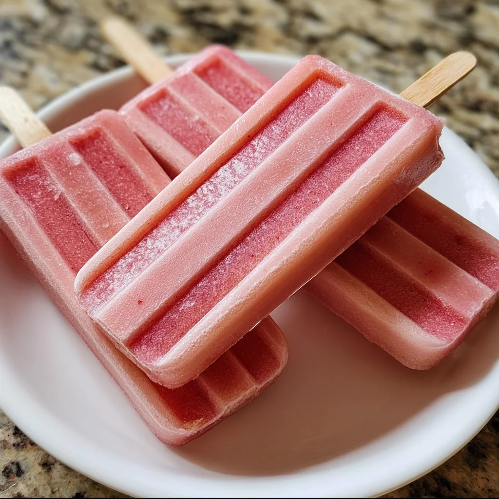 Rhubarb Coconut Popsicles | Tart, Creamy & Naturally Refreshing!