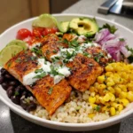 Salmon Burrito Bowl | Fresh, Flavorful & Packed with Protein!