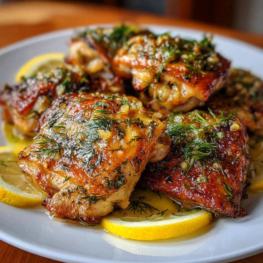 Lemon Dill Baked Chicken | Light, Zesty & Full of Flavor!