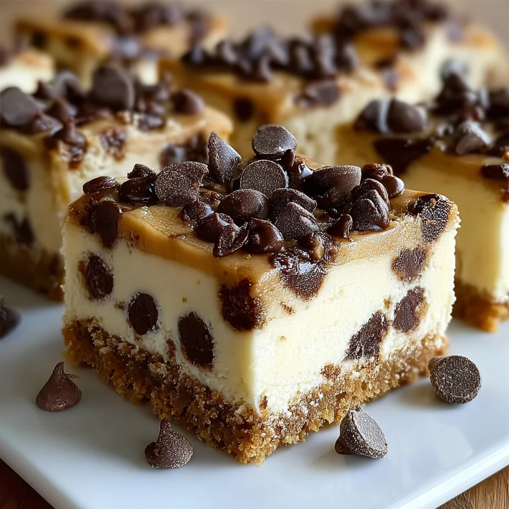 Chocolate Chip Cheesecake Bars – Decadently Layered & Ridiculously Good!
