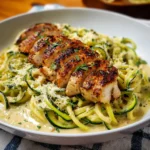 Zucchini Noodle Chicken Alfredo | Creamy, Low-Carb & Totally Satisfying!