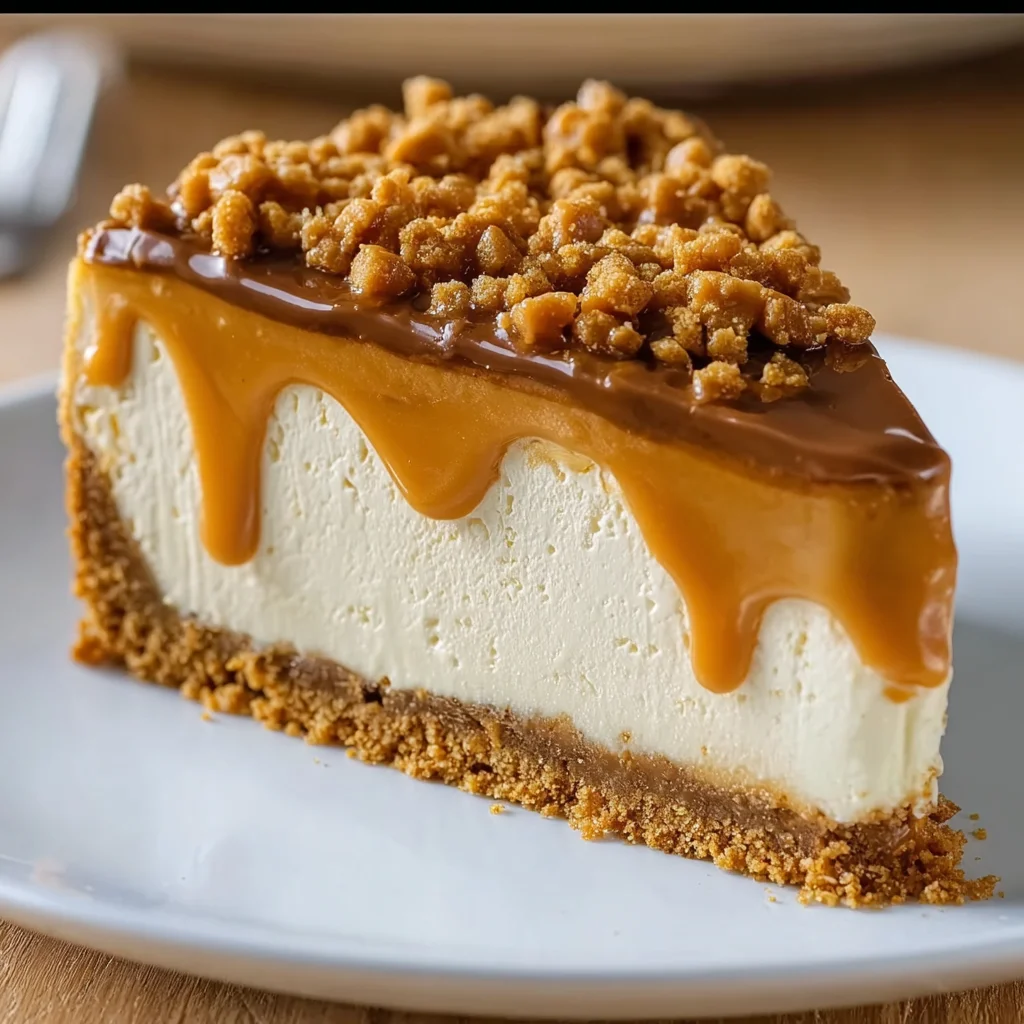 Loaded Butterscotch Cheesecake – Ooey, Gooey & Decadently Rich!