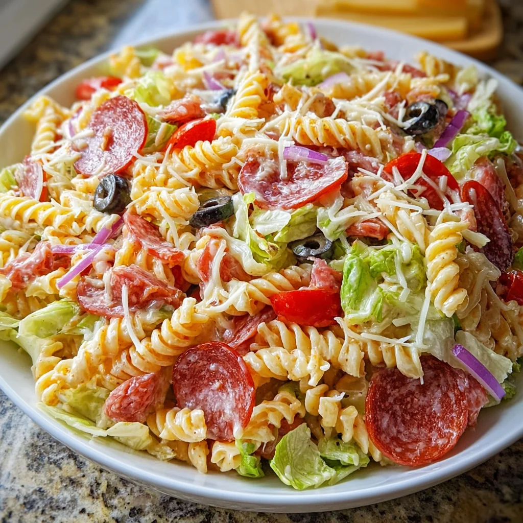 Italian Grinder Pasta Salad